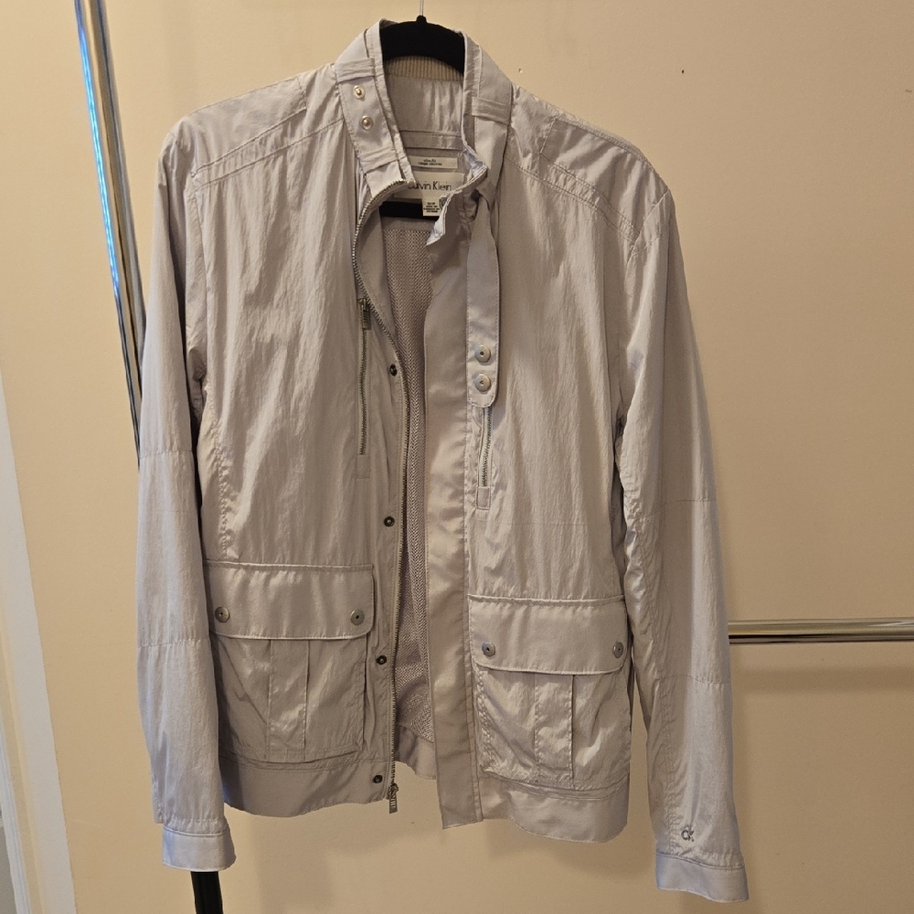 Calvin Klein Men's Light Gray Jacket